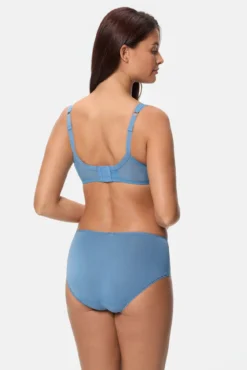 Calcinha midi renda floral