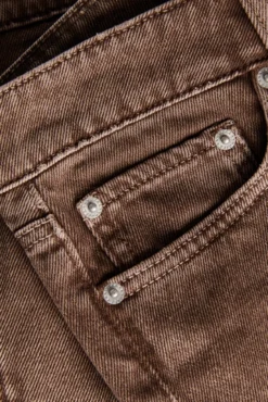 Calções denim loose lavados