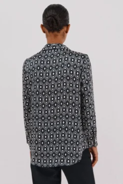 Camisa acetinada