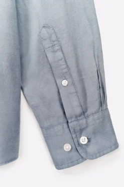 Camisa algodão linho manga comprida