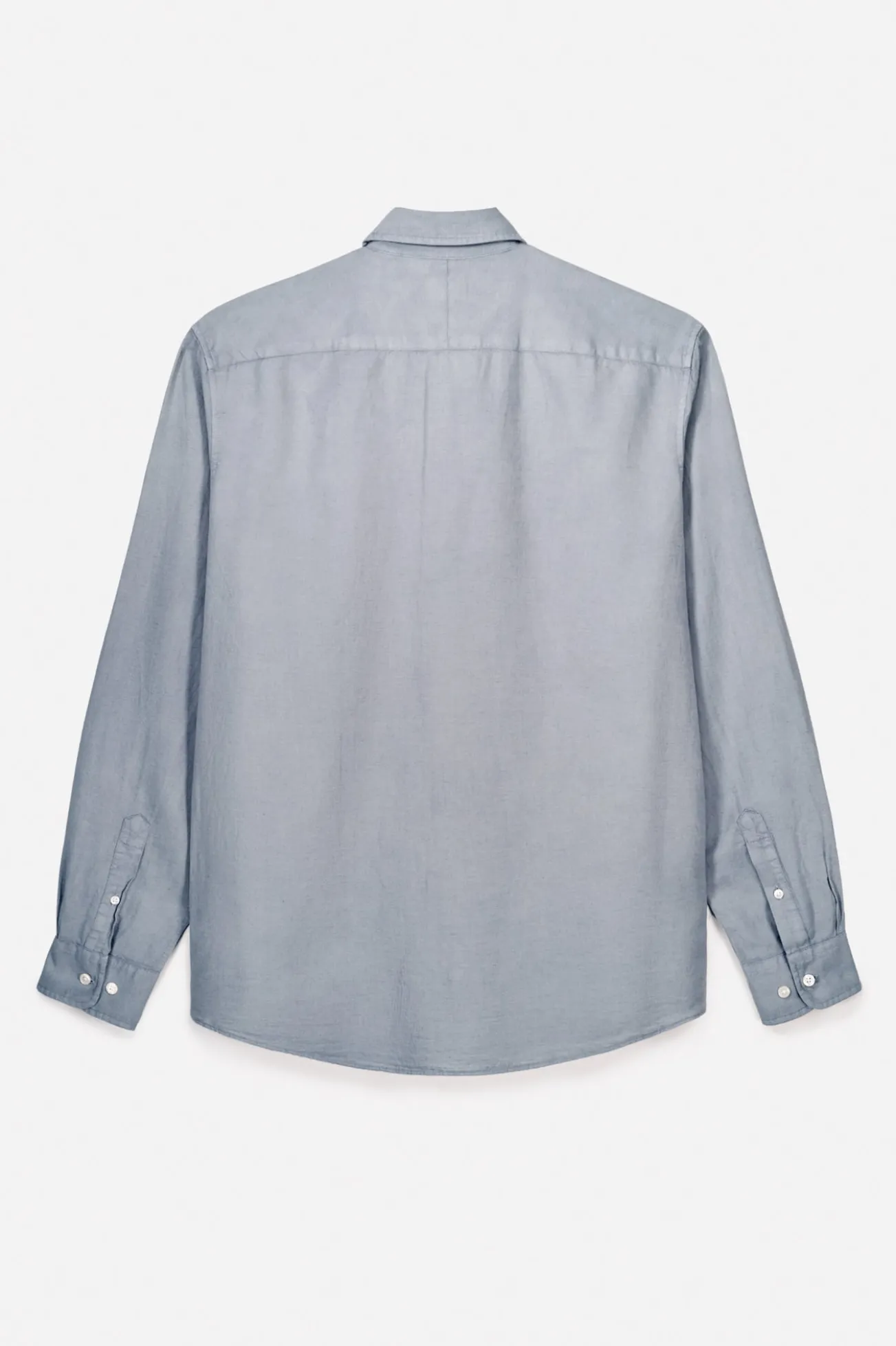 Camisa algodão linho manga comprida