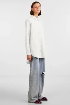 Camisa básica de algodão