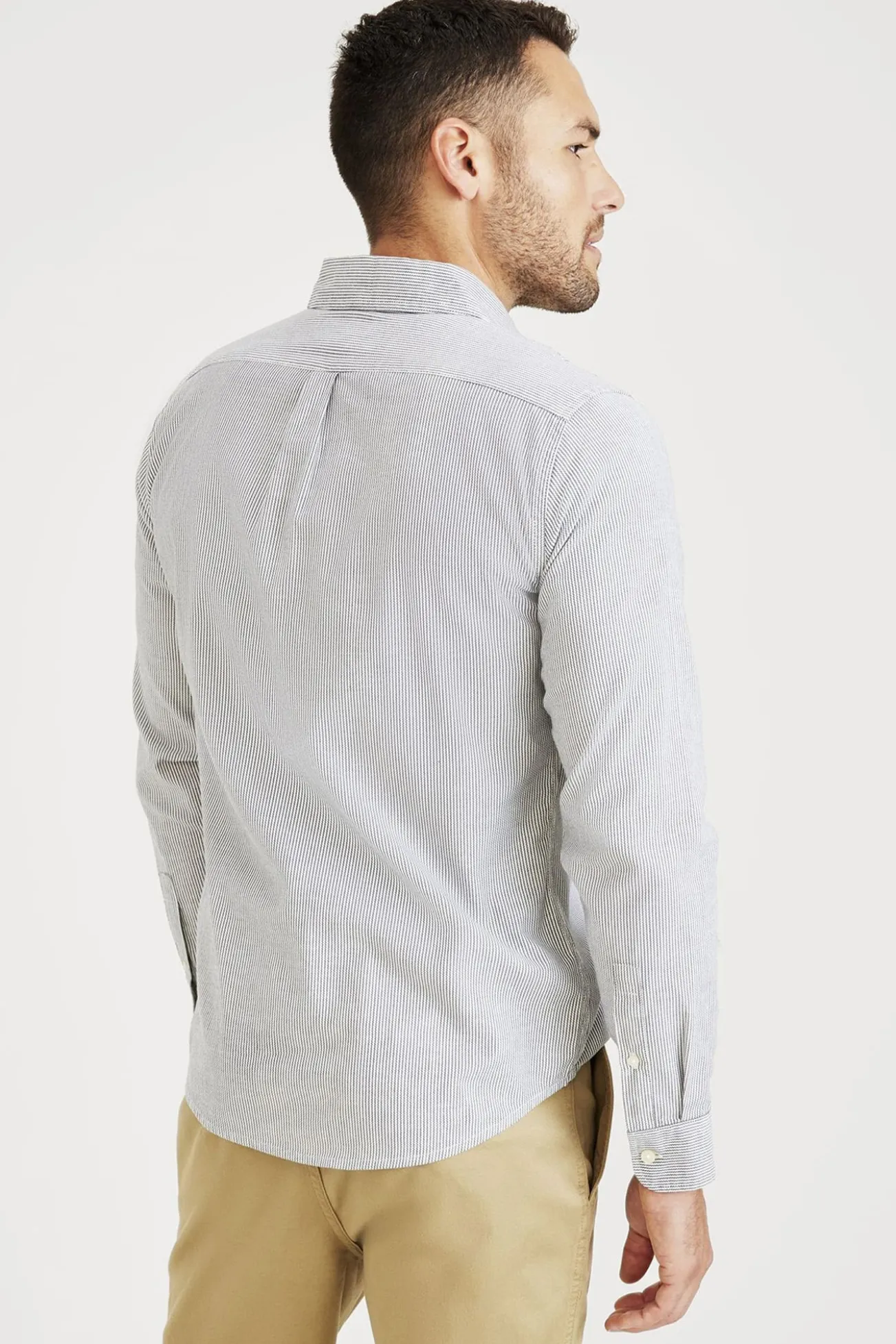 Camisa com botões de corte slim Icon