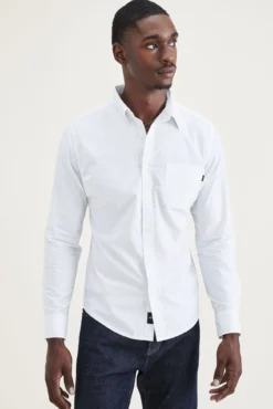Camisa com botões de corte slim Icon