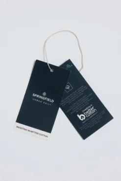 Camisa de algodão com debrum