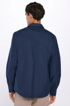Camisa de algodão escovado
