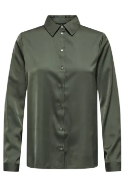 camisa de cetim