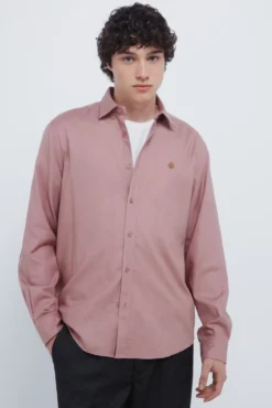Camisa de flanela com cotoveleiras