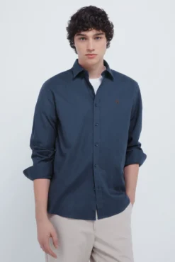 Camisa de flanela com cotoveleiras