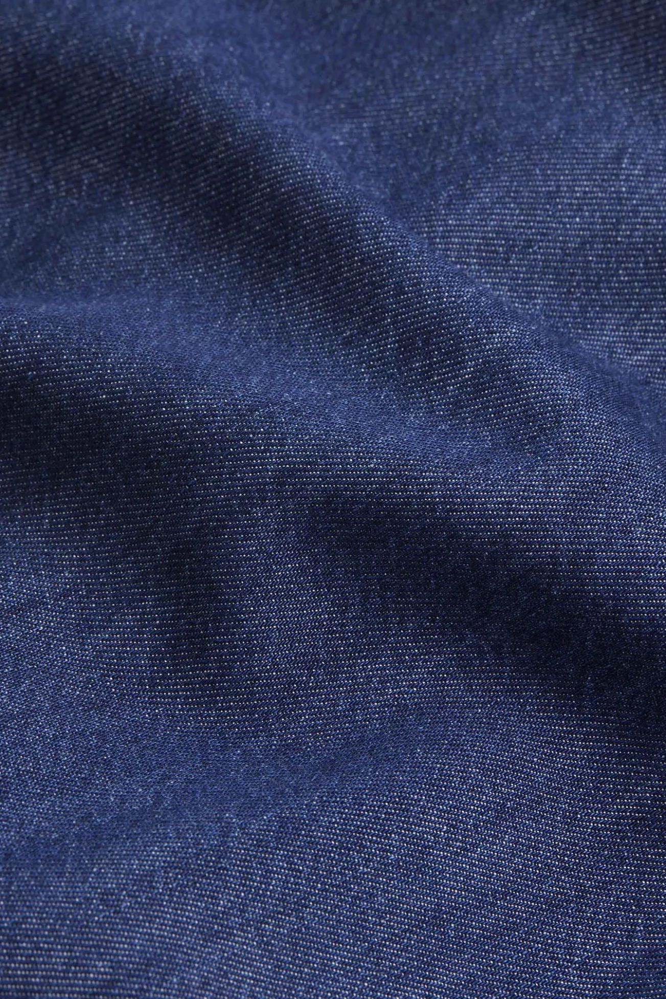 Camisa de ganga de manga comprida.