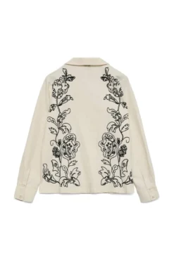 Camisa de linho com estampado