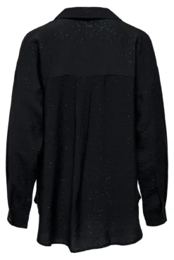 Camisa de lurex de manga comprida