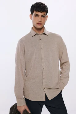Camisa de malha malha