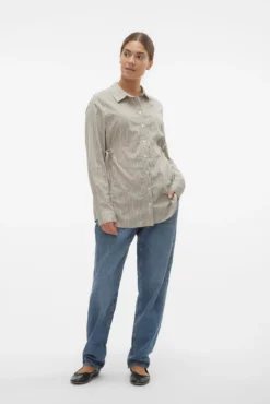 Camisa de manga comprida maternity
