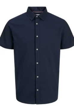 Camisa de manga curta com ajuste relaxado
