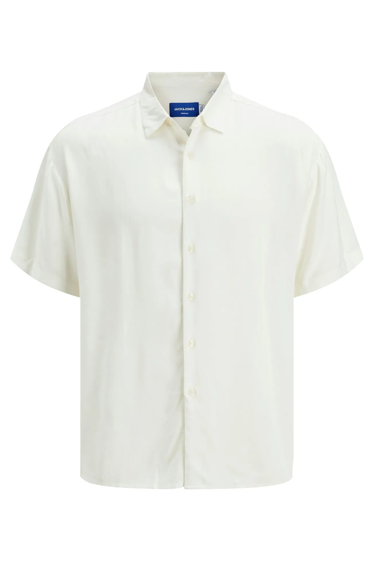 Camisa de manga curta com ajuste relaxado