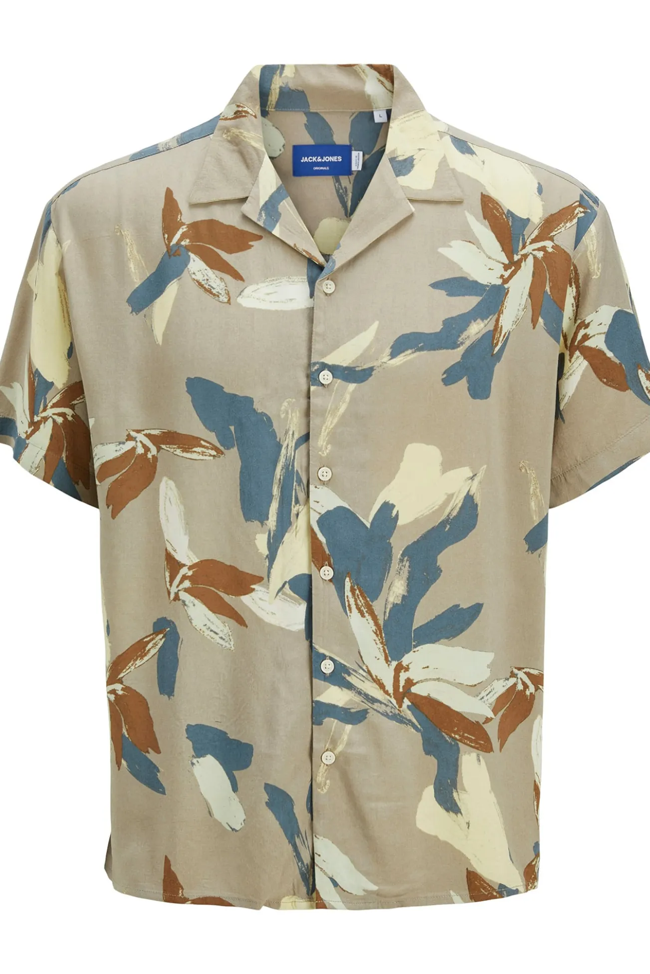 Camisa de manga curta com ajuste relaxado
