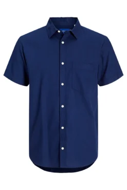 Camisa de manga curta com ajuste relaxado