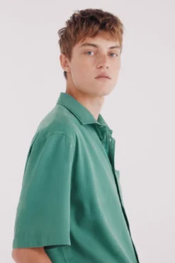 Camisa de manga curta Tencel