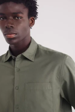 Camisa de manga curta tencel