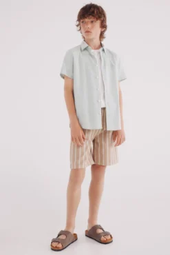 Camisa de menino texturizada