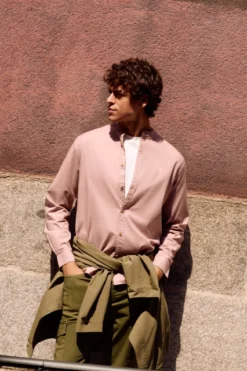 Camisa de popelina Mao