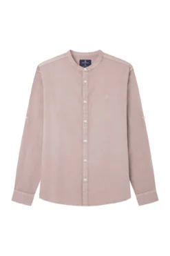Camisa de popelina Mao