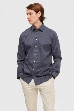 Camisa de vestir 100% algodão