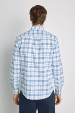 Camisa de xadrez manga comprida