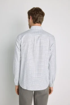 Camisa de xadrez manga comprida