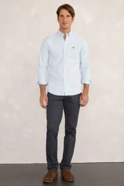 Camisa esportiva estampado Oxford