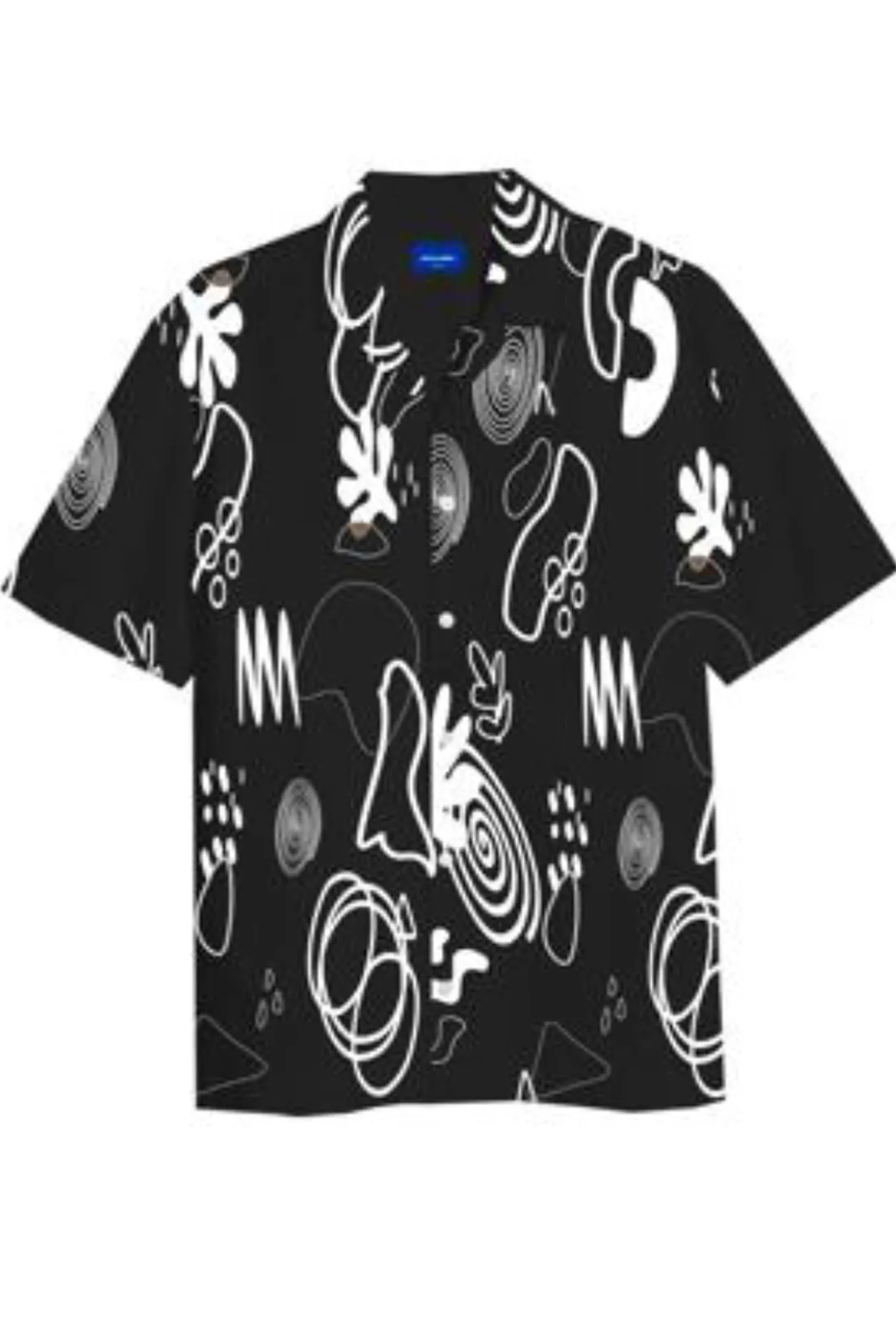 Camisa estampada com corte descontraído