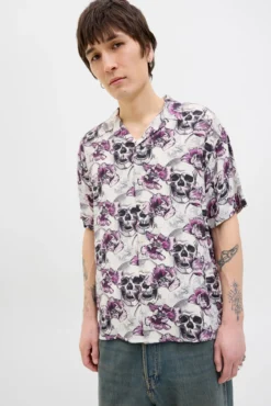 Camisa estampada com corte descontraído