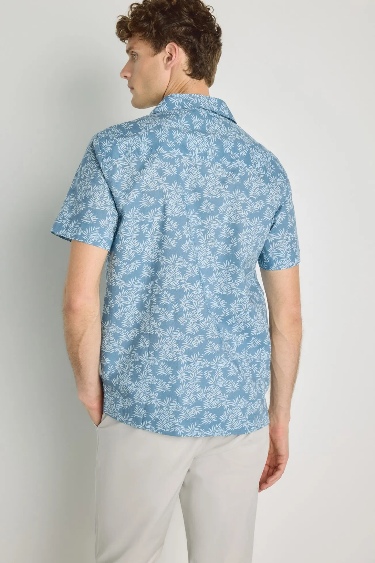 Camisa estampada de manga curta