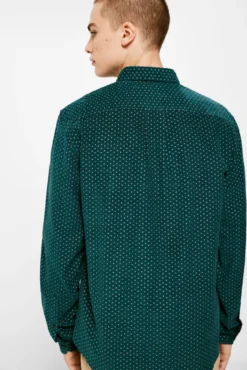Camisa estampado microbombazina