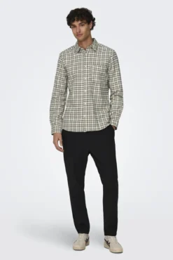 Camisa estampado quadrados