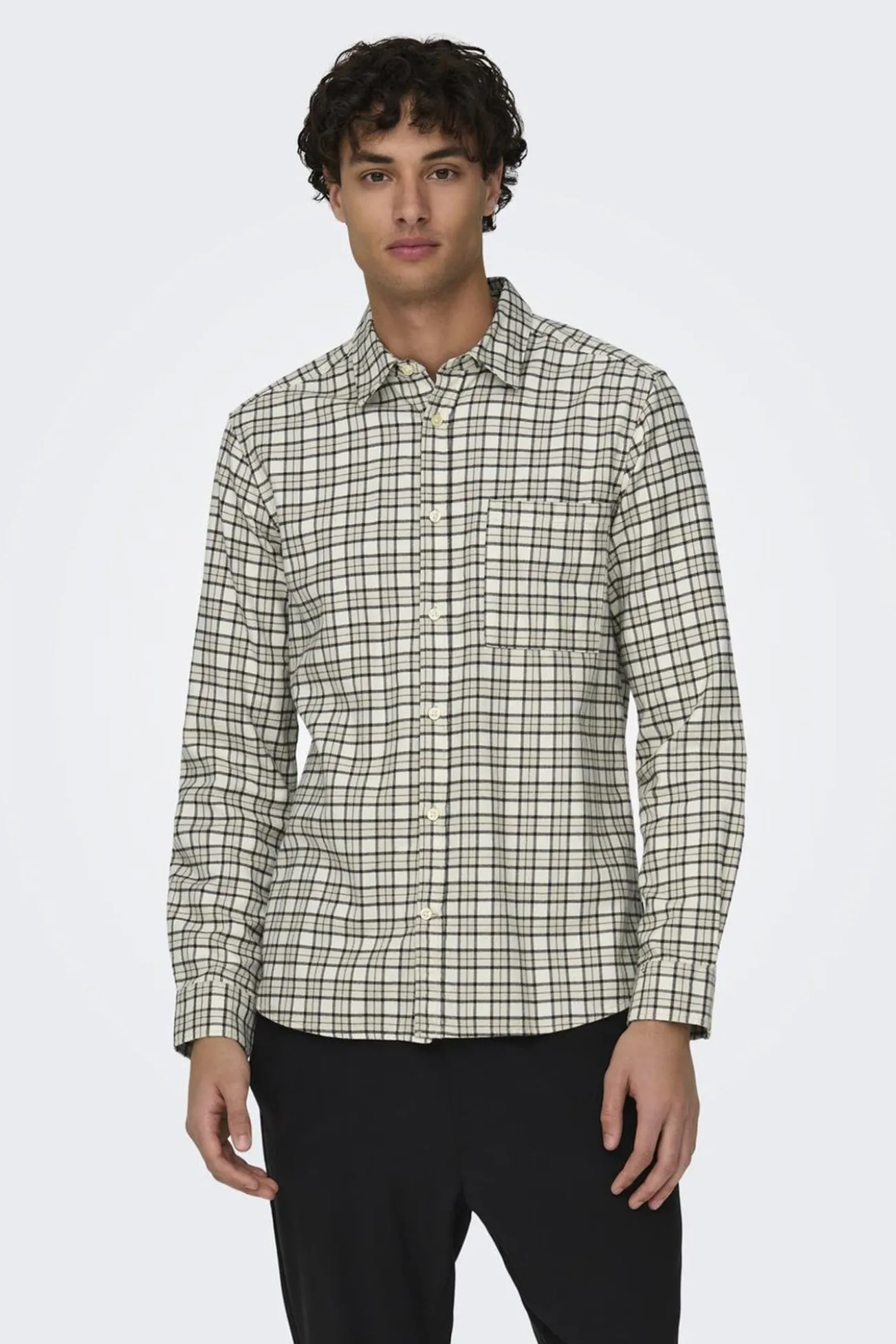Camisa estampado quadrados