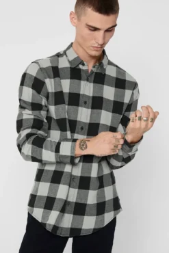 Camisa estampado quadrados