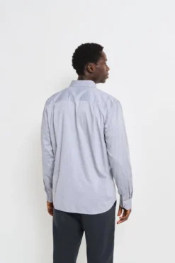 Camisa estruturada bicolor