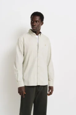 Camisa estruturada bicolor
