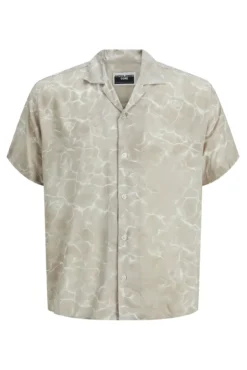 Camisa folgada estampada