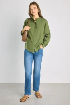 Camisa gola mao