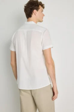 Camisa gola mao manga curta