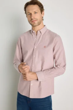 Camisa lisa de manga comprida
