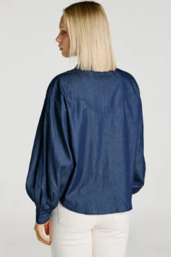 Camisa manga balão