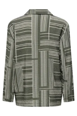 Camisa manga comprida estampada