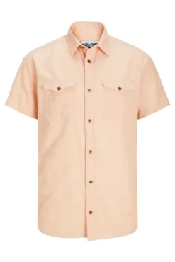 Camisa manga curta bolsos