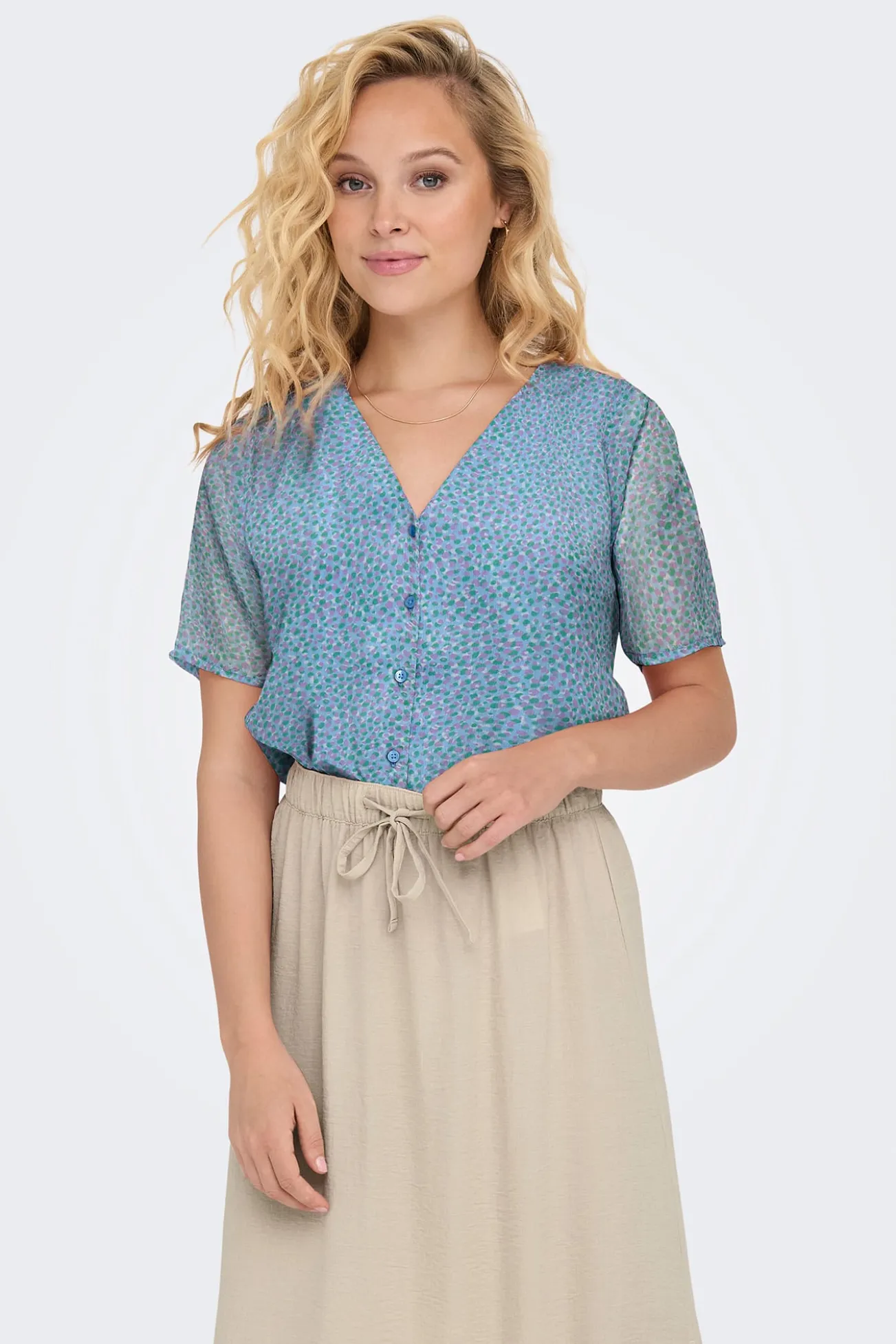Camisa manga curta estampada
