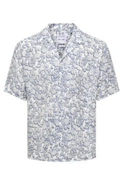 Camisa manga curta estampada