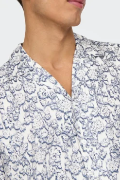 Camisa manga curta estampada
